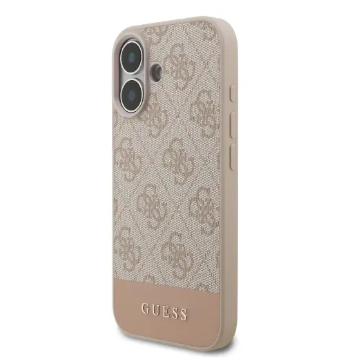 Guess 4G Stripe maciņš telefonam iPhone 17 rozā
