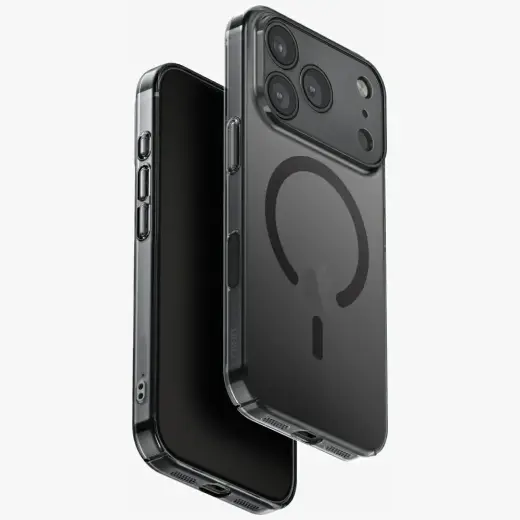 UNIQ Airsuit telefona dėklas su MagSafe funkcija, skirtas iPhone 17 Pro, juodas