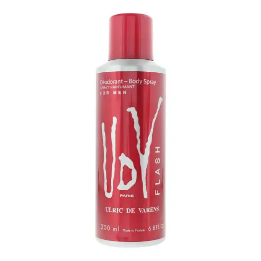 Ulric De Varens, Flash, Deodorant Spray, For Men, 200 ml