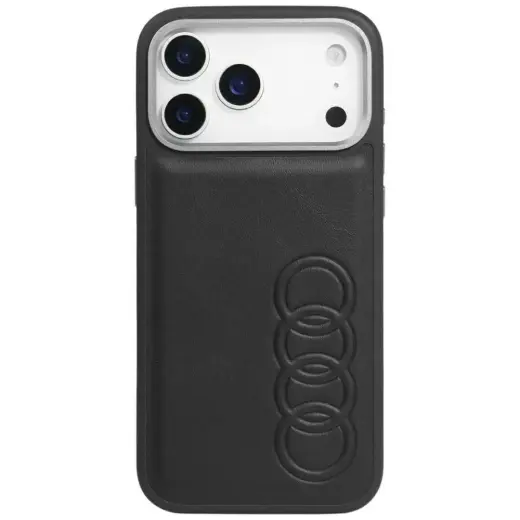 Audi TT maciņš ar MagSafe atbalstu telefonam iPhone 17 Pro Max melns