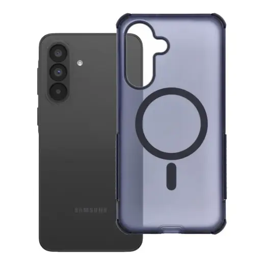 Forcell F-Protect BumperX Premium phone case with MagSafe support for Samsung Galaxy A37 (A376) navy