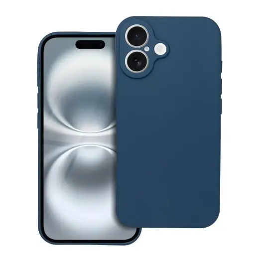 Soft telefono dėklas iPhone 16 mėlynas