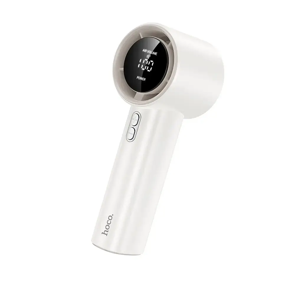 HOCO high speed handheld fan HX64 white