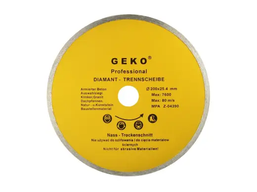 GEKO Profi pideva servaga teemantketas 200x8x25,4mm