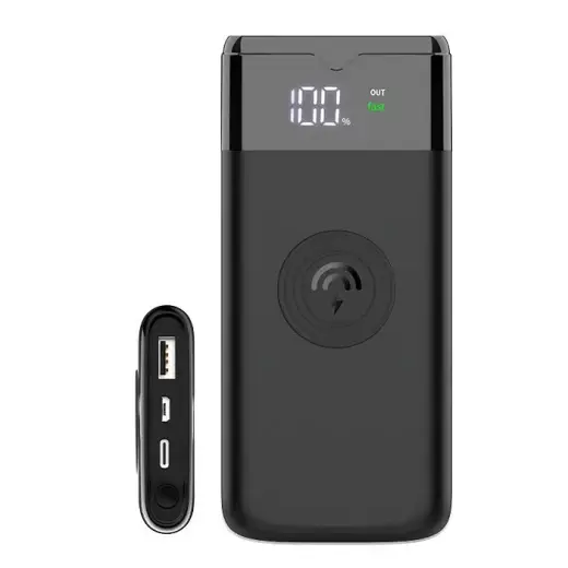 Dudao power bank 10000 mAh Power Delivery Quick Charge 3.0 Qi wireless charger 10 W black (K13Pro)
