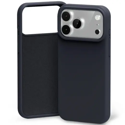 Mercury Silicone maciņš telefonam iPhone 17 Pro Max tumši zils