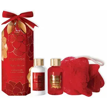 Parisax Winter Blossom Cracker Trio Bath Set - magnolia