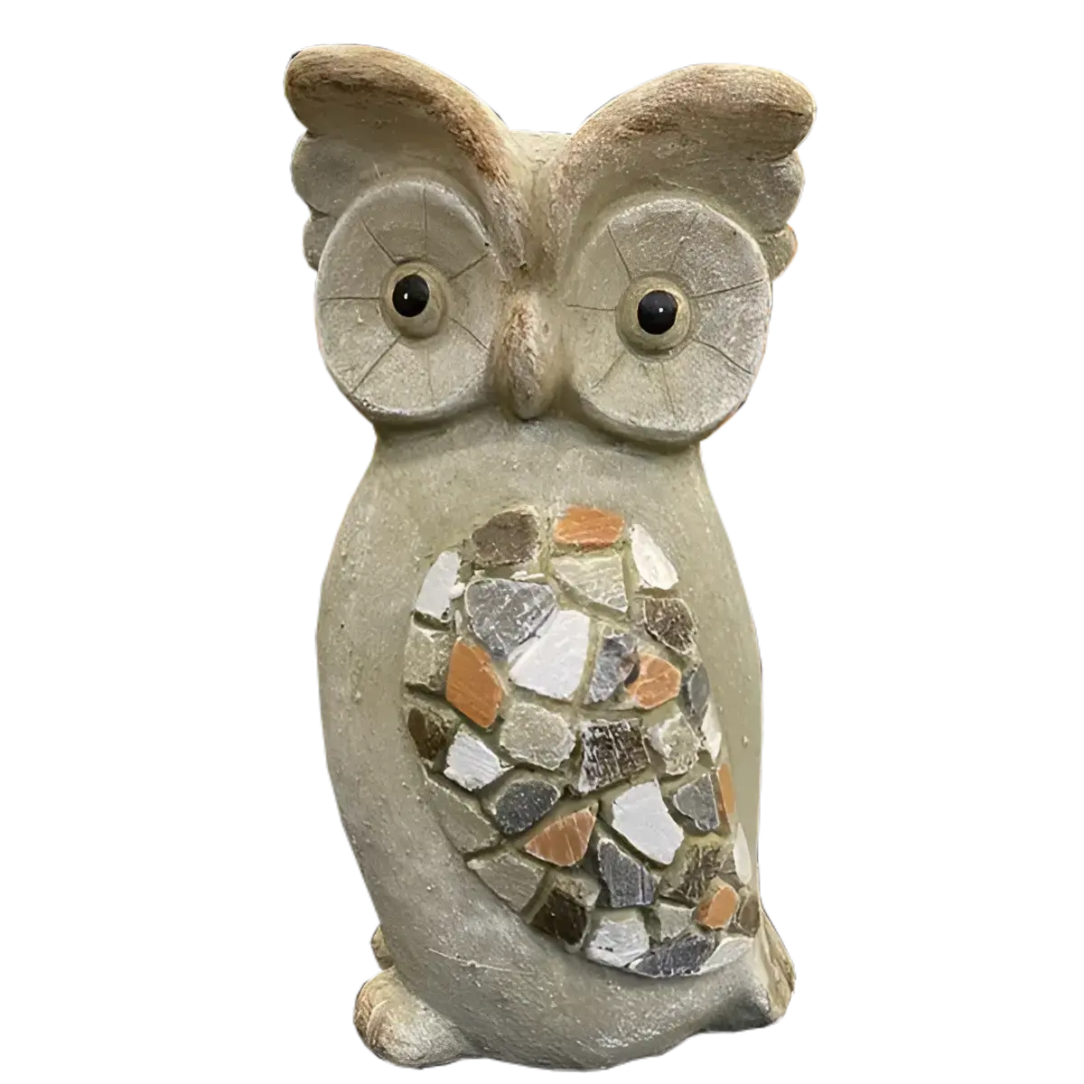 BESK Garden decor Owl 14x27cm