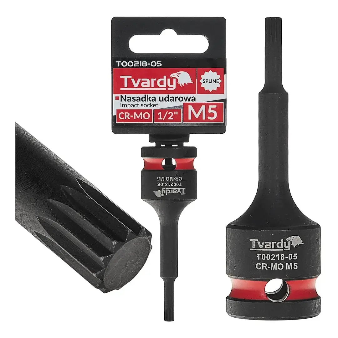 SPLINE triecienmuciņa 1/2" M5 CR-MO