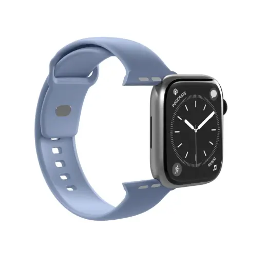 Puro Icon nutikella rihm Apple Watch (38/40/41/42 mm) jaoks | silikoonist | sinine