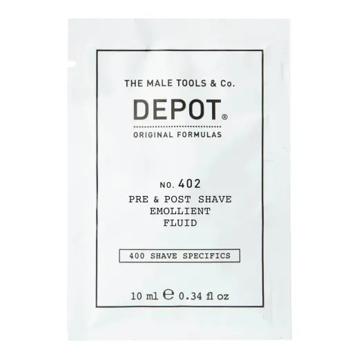 Depot, 400 Shave Specifics No. 402, Essential Oils, Soothing, Pre & Post Shaving Fluid, 10 ml