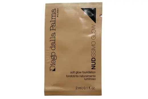 Set, Diego Dalla Palma, Nudissimo - Glow, Peach & Magnolia Extract, Light Coverage, Liquid Foundation, 255W, Beige Tenero, 12 pcs, 2 ml *Sample