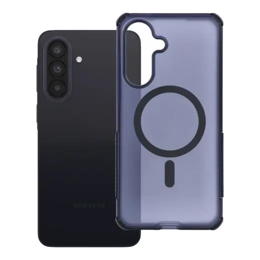 Forcell F-Protect BumperX Premium чехол с поддержкой MagSafe для телефона Samsung Galaxy A57 (A576) тёмно-синий