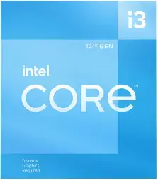 Processor Core i3-12100 F BOX 3,3GHz, LGA1700
