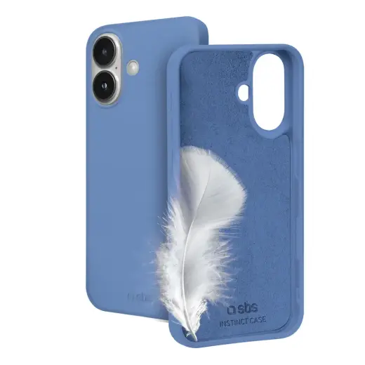 SBS Instinct telefono dėklas iPhone 16 mėlynas