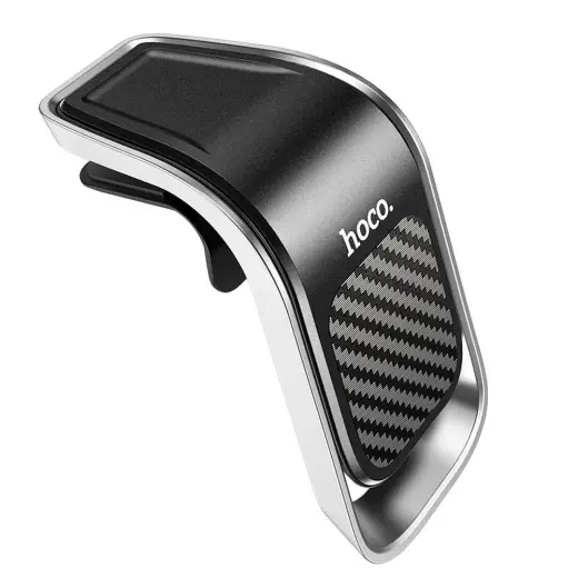 Magnetic car phone holder Hoco air vent CA74 black and silver