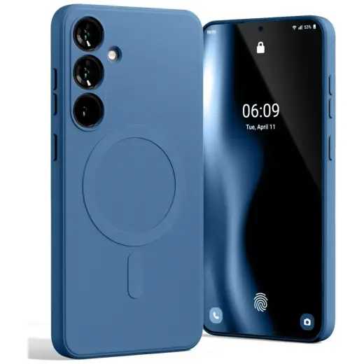 Mercury telefono dėklas Samsung Galaxy S25+, mėlynos spalvos