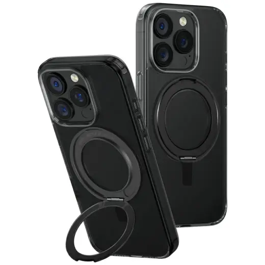 Case UNIQ Swivix for iPhone 16 Pro 360 Rotating Kickstand black