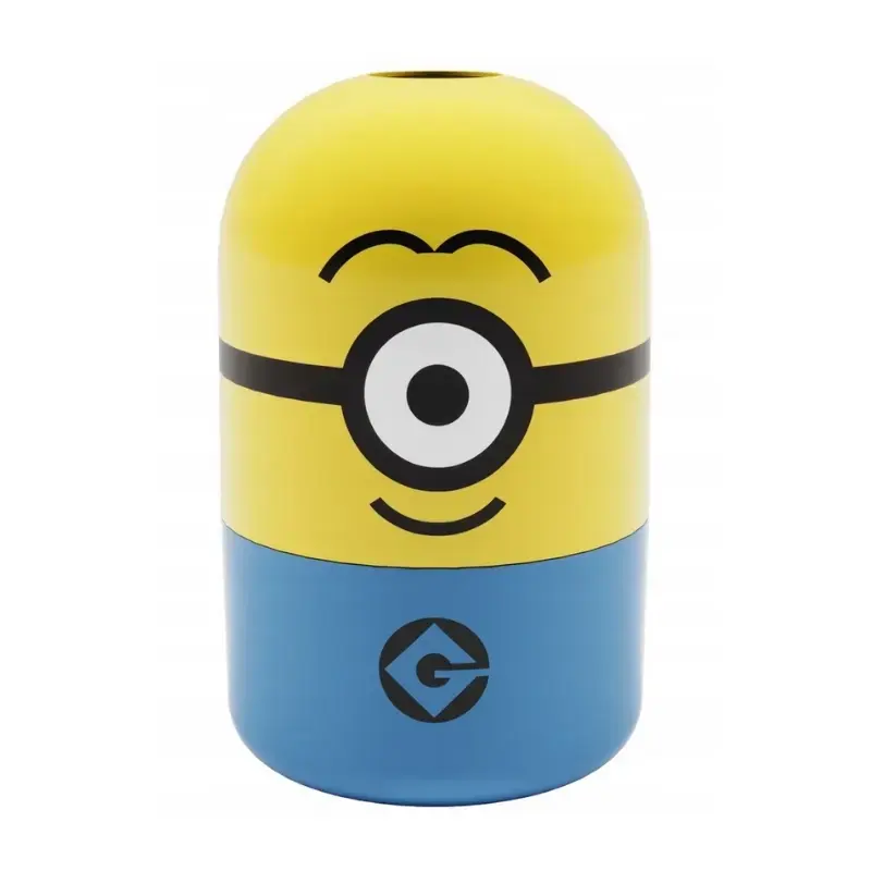 Uzglabāšanas kaste Stuart 8L "Minions" Ø20x31cm dzeltena/zila