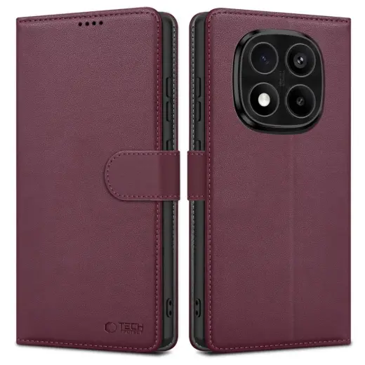 TECH-PROTECT WALLET XIAOMI REDMI NOTE 14 PRO 5G | PRO+ PLUS 5G | POCO X7 5G MULBERRY