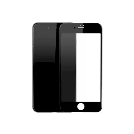 Aizsargstikls pilnam ekrānam telefonam iPhone 7 Plus | iPhone 8 Plus melns