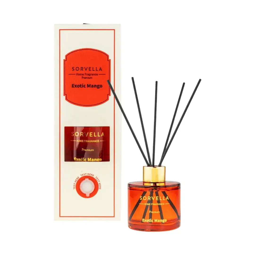 Sorvella, Exotic Mango, Fragrance Sticks, Aroma Reed Diffuser, 120 ml