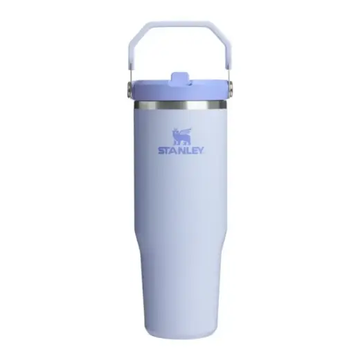 Термокружка с трубочкой The IceFlow Flip Straw 2.0 Tumbler 0.89L светло-голубая
