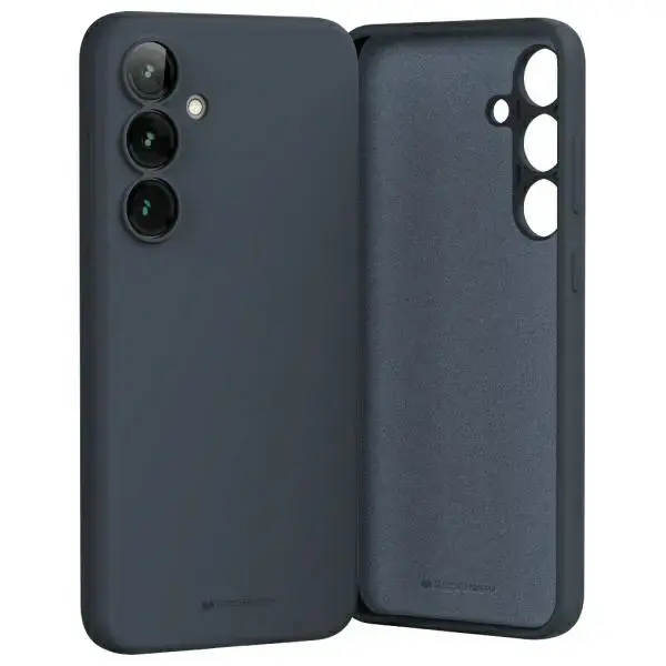 Mercury Silicone telefona maciņš priekš Samsung Galaxy A16 5G tumši zils