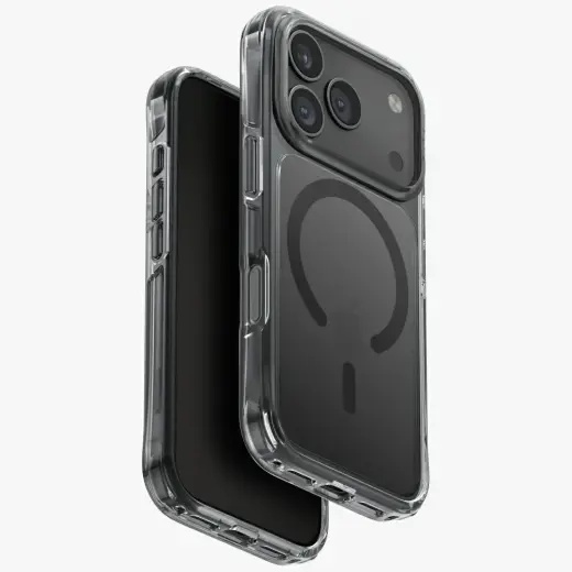 UNIQ LifePro Xtreme telefono dėklas su stovu ir MagSafe palaikymu, skirtas iPhone 17 Pro, juodas