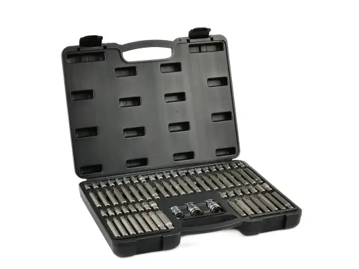 75-osaline Torx, Spline, Hex, Ribe otsakute komplekt
