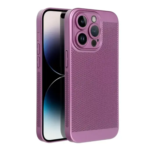 Breezy phone case for iPhone 16e purple