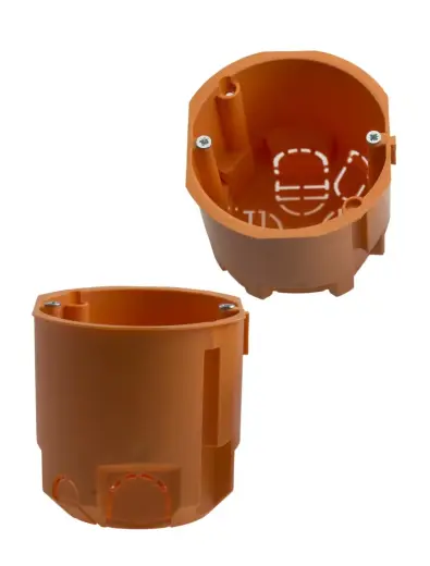 Montāžas kārba h-73 D71mm oranža betonam