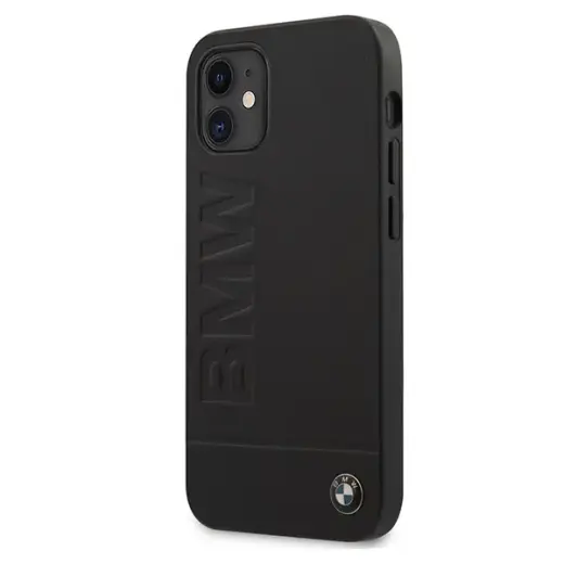 Etui BMW BMHCP12SSLLBK iPhone 12 mini 5,4" czarny|black hardcase Signature Logo Imprint