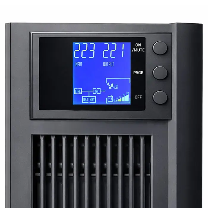 Qoltec Pure Sine Wave UPS Emergency Power Supply | 3kVA | 2400W | AVR | LCD