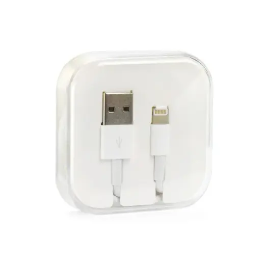 HD4 datu pārraides un uzlādes vads | USB-A uz Lightning | 5W | 1m | balts