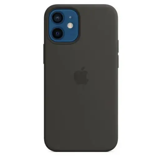 Etui Apple MHKX3ZM|A iPhone 12 mini MagSafe czarny|black Silicone Case