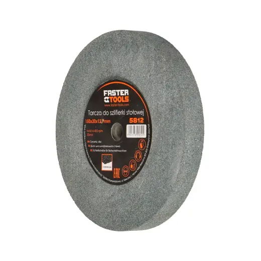Abr.slīpripa 150x20x12.7mm Faster Tools