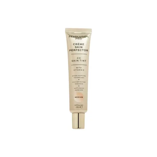 Revolution Pro, Perfecting Skin Tint, Vitamin E, Natural Radiance, CC Cream, Medium, 26 ml
