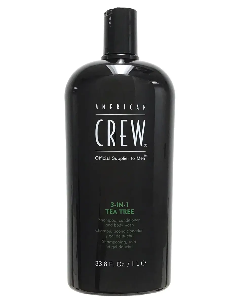 American Crew 3-in-1 Tea Tree Shampoo, Conditioner & Body Wash 33.8 Oz