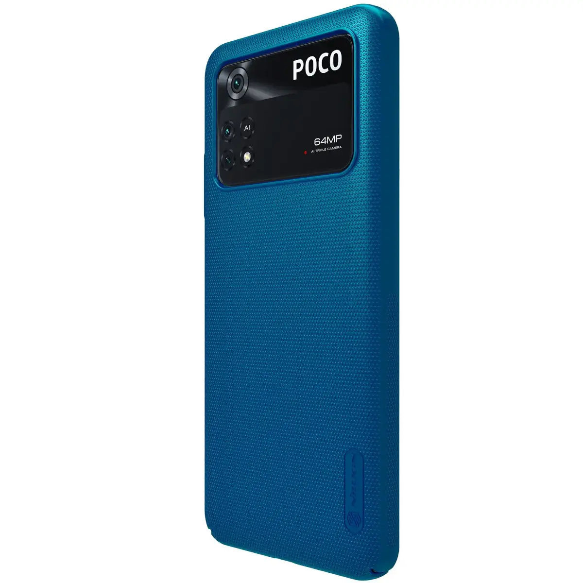 Nillkin Super Frosted Back Cover for Poco M4 Pro 4G Peacock Blue