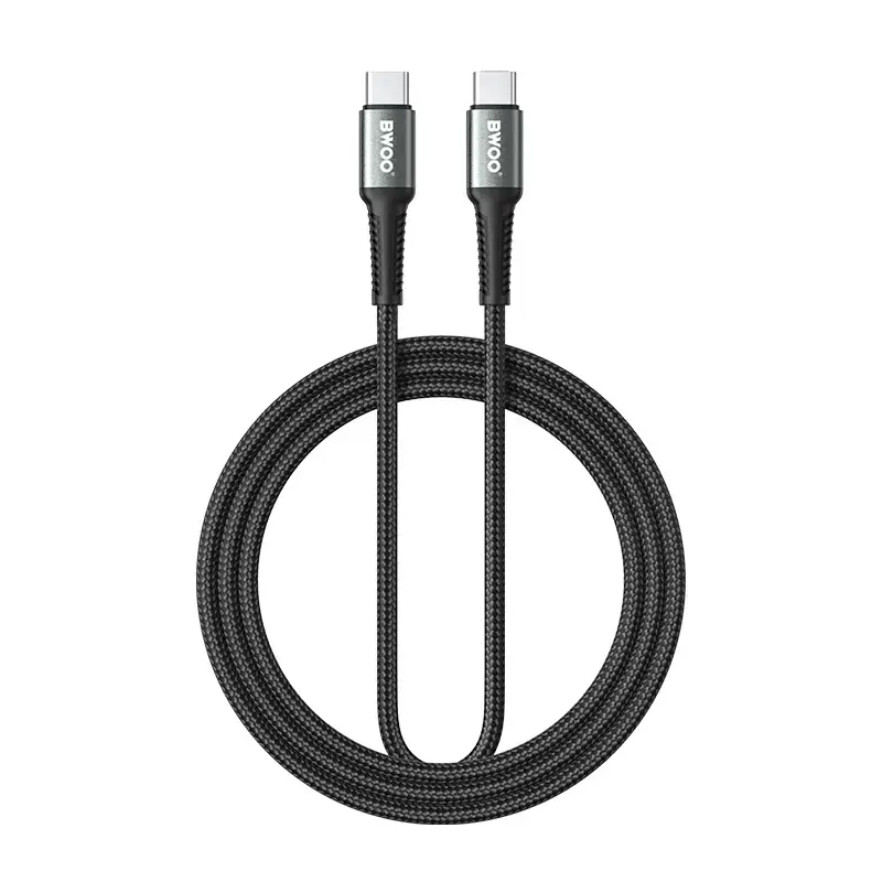 BWOO datu pārraides un uzlādes vads | USB-C uz USB-C | PD | 60W | 3m