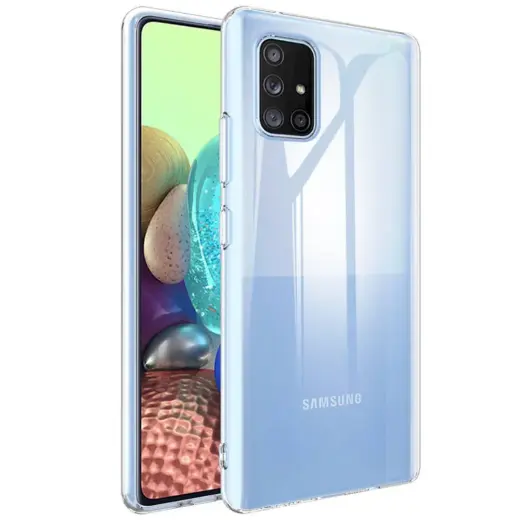Fusion Ultra Back Case 1 mm protect silicone case for Samsung M515 Galaxy M51 transparent