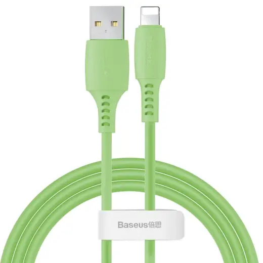 Baseus Colourful Cable USB | Lightning 2.4A 1.2m green (CALDC-06)