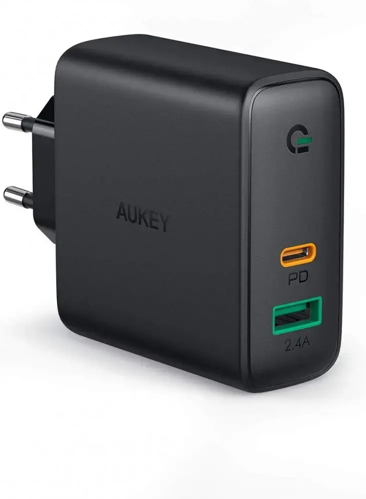 PA-D3 Wall Charger 2xUSB Power Delivery (1xUSB+1xUSB C) 5.4A 60W Dynamic Detect