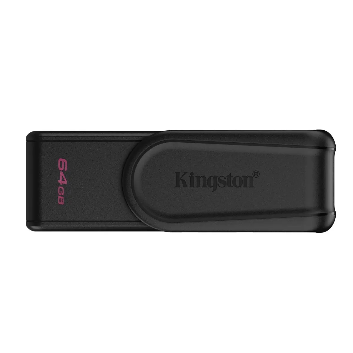 KINGSTON 64GB Portable USB 3.2 Gen 1 DataTraveler Exodia S pendrive (Black/Black)