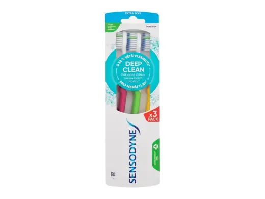 Sensodyne Deep Clean Extra Soft Trio Toothbrush 3 pc