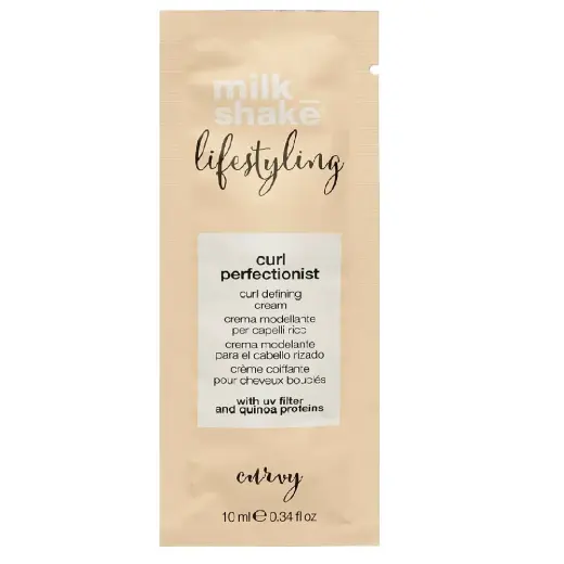 Milk Shake, Lifestyling Curl Perfectionist, Organic Fruit Extracts, Hair Styling Cream, 10 ml