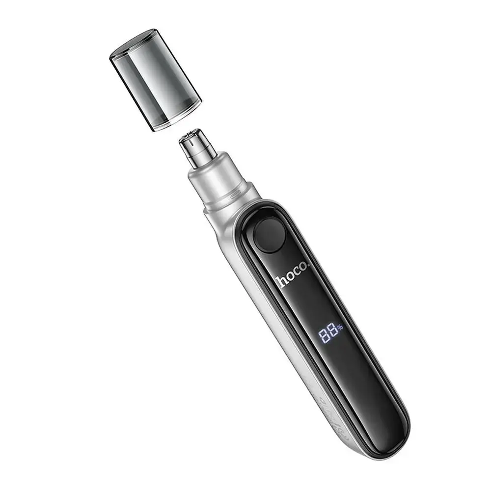 Nose hair trimmer Hoco with display HP33 silver