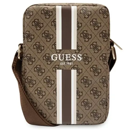Guess Torba GUTB8P4RPSW 8" brązowy|brown 4G stripes