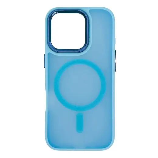 Magnetic Collection telefono dėklas su MagSafe palaikymu iPhone 16 Pro Max mėlynas
